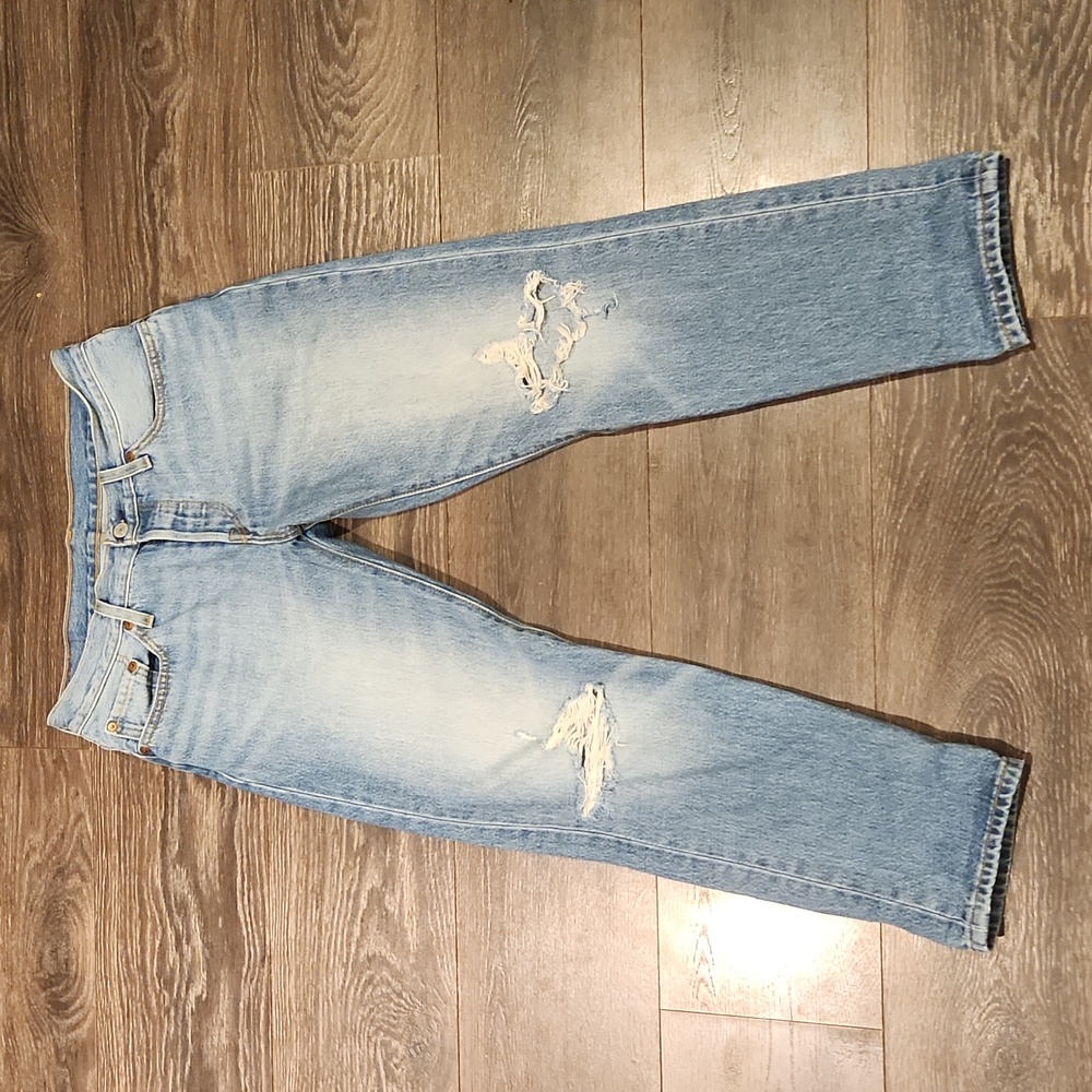 ❤️ LEVIS 501 CT CUSTOMIZED TAPERED BUTTON FLY JEANS, 2 (26)